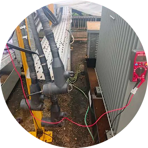 Test de continuité câble HT d'un transformateur 20 kV